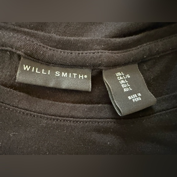 Willi Smith Black Tank Top Size Large - Picture 4 of 6